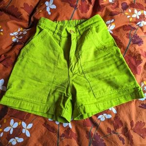 Big Bud Press Gross Green Work Shorts XS